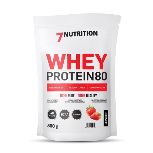 WHEY PROTEIN 80 Strawberry 500g
